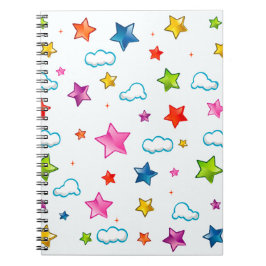 Caderno Espiral Estrelas de desenho animado