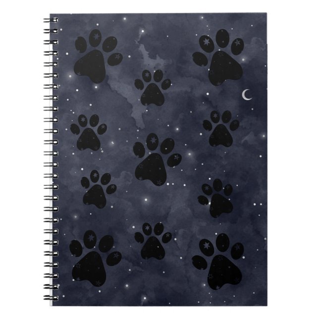 Caderno Espiral Estrelas de Pata Azul (Frente)