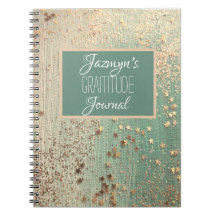 Estrelas Douradas na Gratidão Sage Personalizadas