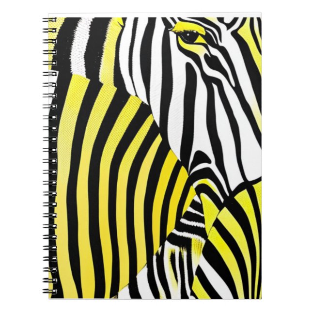 Caderno Espiral Estrias de zebra (Frente)