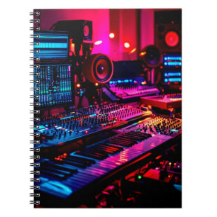 Caderno Espiral Estúdio de Música em Casa