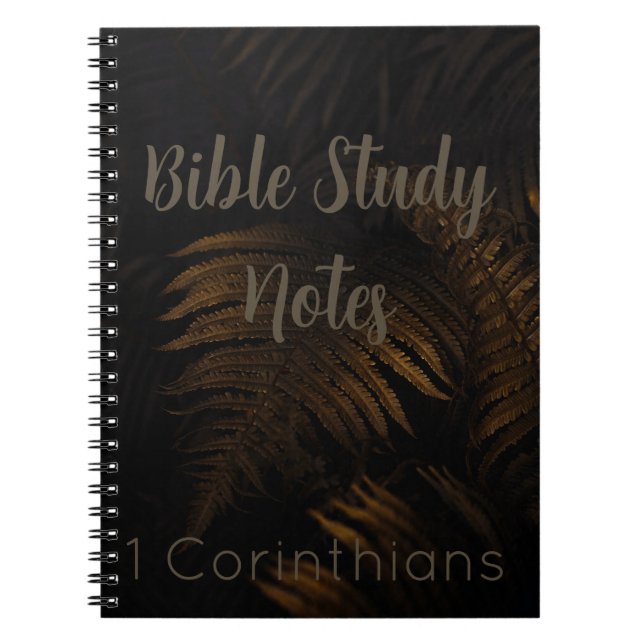 Caderno Espiral Estudo Bíblico-1 Coríntios (Frente)