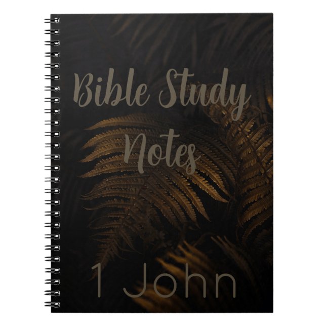 Caderno Espiral Estudo Bíblico-1 João (Frente)