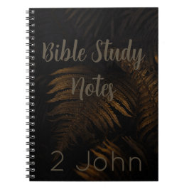 Caderno Espiral Estudo Bíblico-2 João
