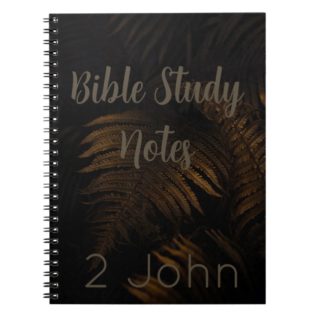 Caderno Espiral Estudo Bíblico-2 João (Frente)