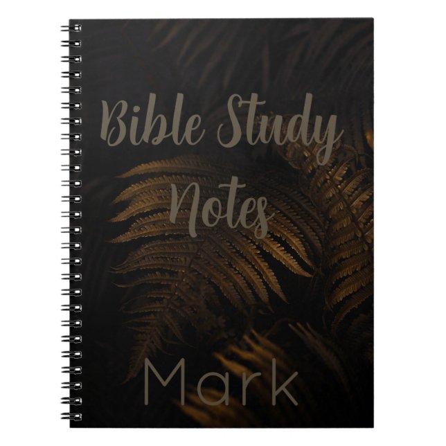 Caderno Espiral Estudo Bíblico-Marcos (Frente)