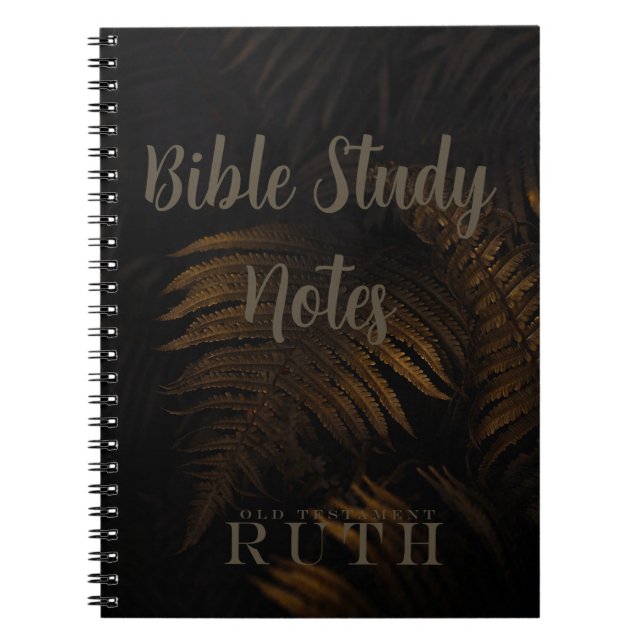 Caderno Espiral Estudo Bíblico-Rute (Frente)