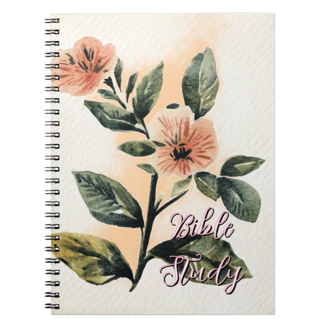 Caderno Espiral Estudo da Bíblia (Frente)