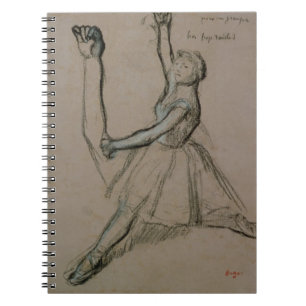 Caderno Espiral Estudo de Edgar Degas de um dançarino