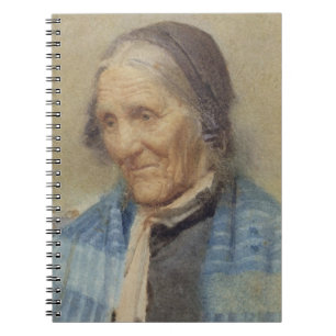 Caderno Espiral Estudo de uma mulher adulta, 1912 (w/c no papel)