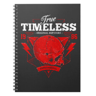Caderno Espiral Eterno Creative skull design