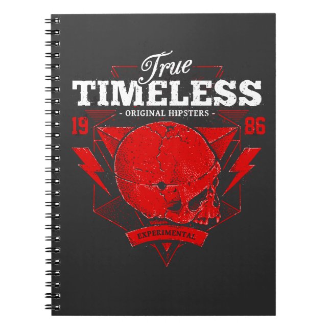 Caderno Espiral Eterno Creative skull design (Frente)