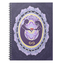 Caderno Espiral Eterno Love Mandala
