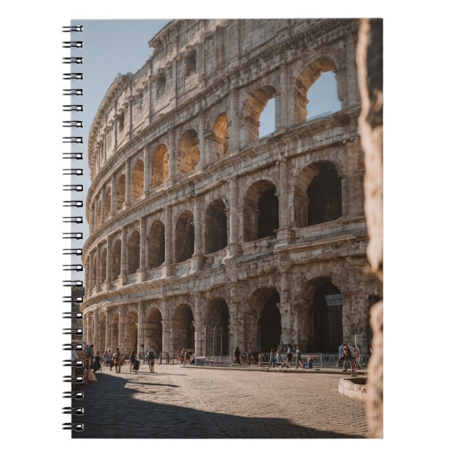 Caderno Espiral Eterno Roma: Notebook Colosseum (Frente)