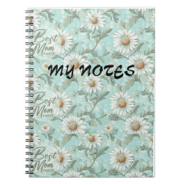 Caderno Espiral 🌷 Etiquetas Adoráveis para 🌷 Notebook da Mãe
