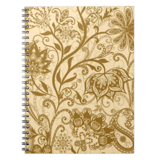 Caderno Espiral Etnia Mandalas: Padrão de Estilo Indiano