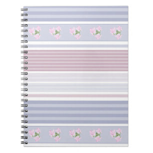 Caderno Espiral étnico, listrado, retalhamento