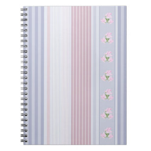 Caderno Espiral étnico, listrado, retalhamento