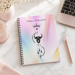 Caderno Espiral Eu Acredito em Mim Mesmo Símbolo de Trader Aura Pa