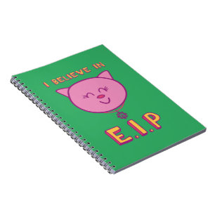 Caderno Espiral Eu acredito no notebook E.I.P