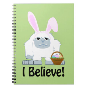 Caderno Espiral Eu Acredito! Yeti de Páscoa