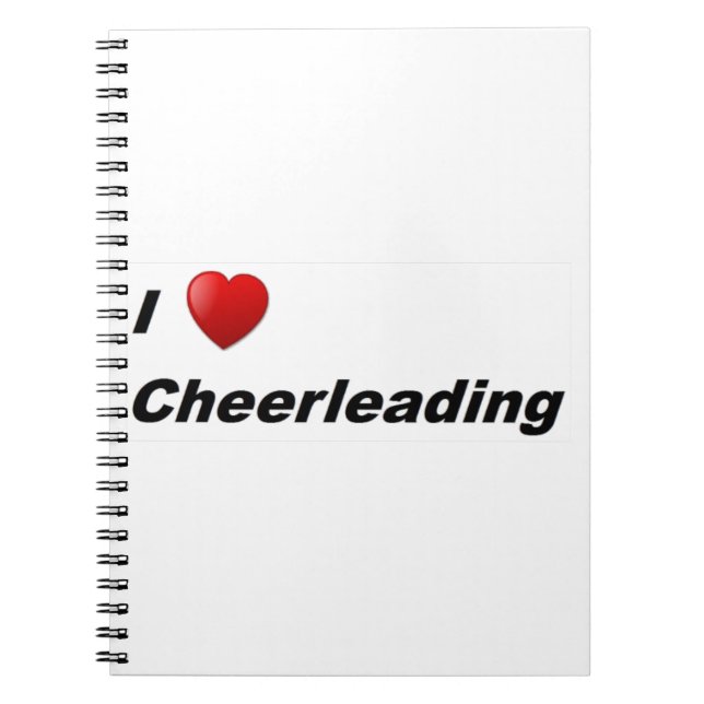 Caderno Espiral Eu Adoro Cheerhead (Frente)