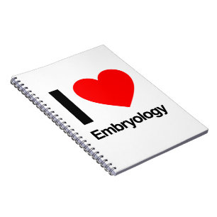 Caderno Espiral eu adoro embriologia