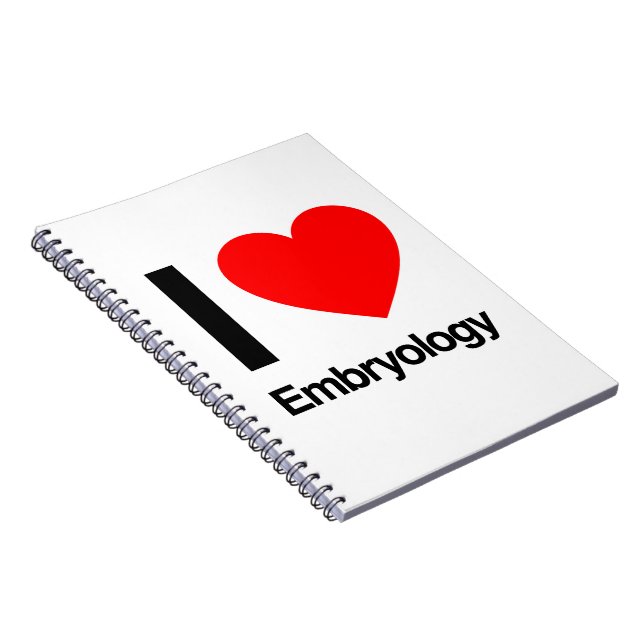 Caderno Espiral eu adoro embriologia (Lado Direito)