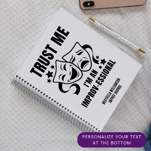 Caderno Espiral Eu adoro o Diário de Evangelismo Cristão IMPROV