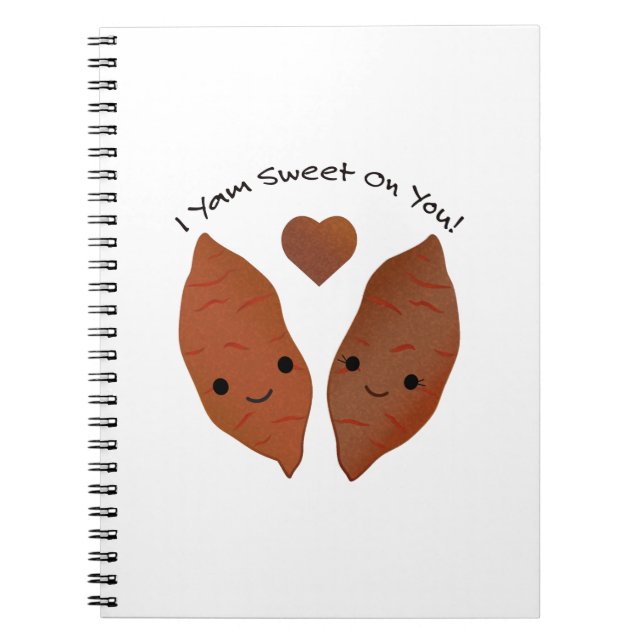 Caderno Espiral Eu ainda tenho batata doce e doce (Frente)