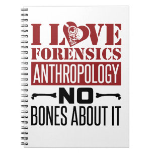 Caderno Espiral Eu Amo Antropologista De Antropologia Forense