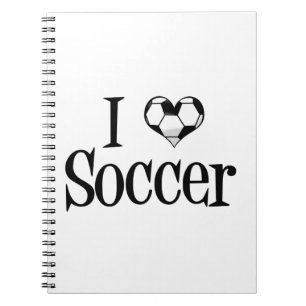 Caderno Espiral Eu Amo Futebol