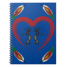 Caderno Espiral Eu amo Kokopelli