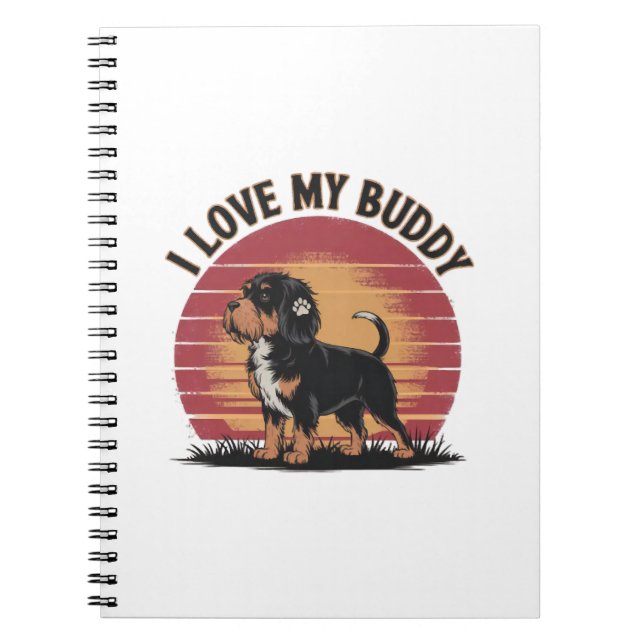 Caderno Espiral Eu Amo Meu Amigo (Frente)