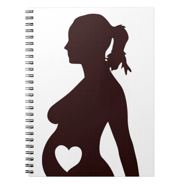 CADERNO ESPIRAL EU AMO MEU BEBÊ (Frente)