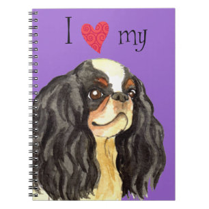 Caderno Espiral Eu amo meu Brinquedo inglês espanhol