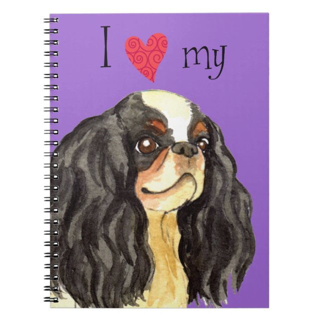 Caderno Espiral Eu amo meu Brinquedo inglês espanhol (Frente)