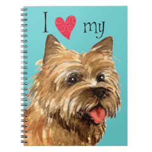 Caderno Espiral Eu amo meu Cairn Terrier