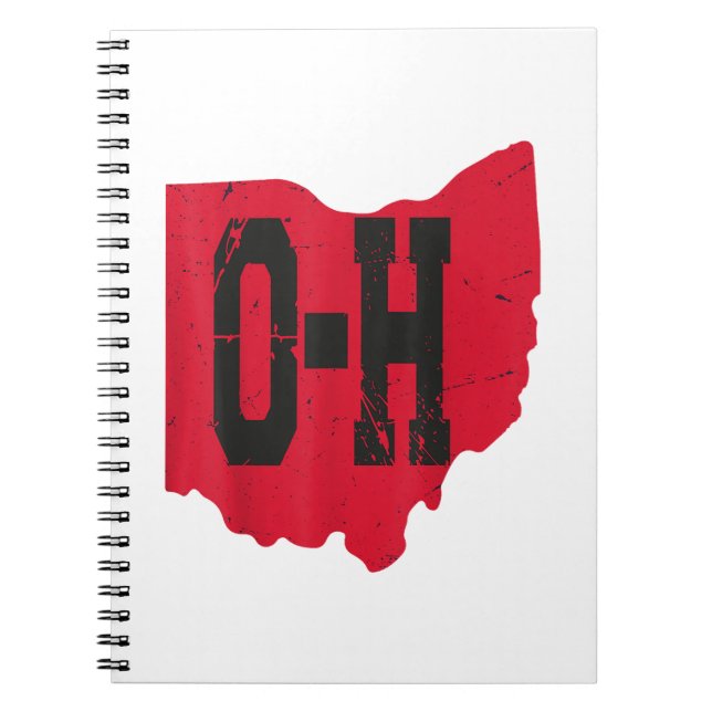 Caderno Espiral Eu Amo O Meu Script Home De Ohio, Ohio Buckeye Sta (Frente)