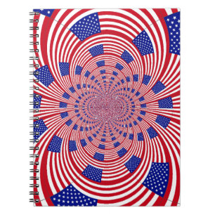 Caderno Espiral Eu Amo Os Estados Unidos