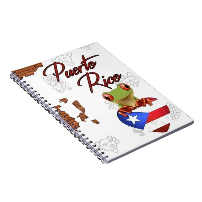 Caderno Espiral Eu Amo Porto Rico (Lado Direito)