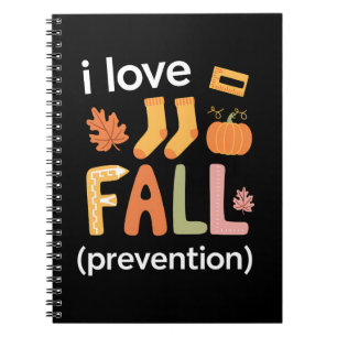 Caderno Espiral Eu Amo Prevenção de Quedas