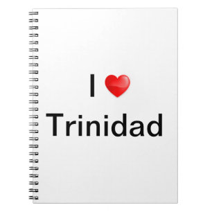 Caderno Espiral Eu amo Trinidad