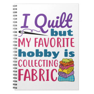 Caderno Espiral Eu Caí Mas Meu Hobby Favorito É Coletar Tecidos