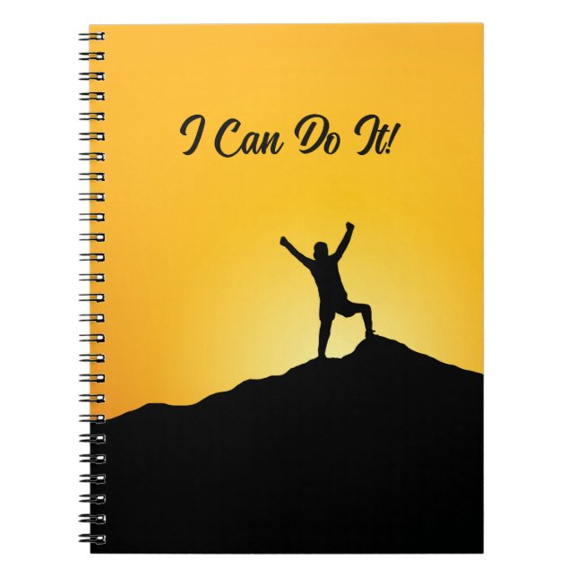 Caderno Espiral Eu Consigo! Notebook Motivado (Frente)
