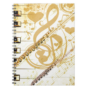 Caderno Espiral Eu e os meus Flutes.