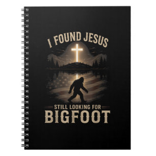 Caderno Espiral Eu Encontrei Jesus Ainda Procurando Pé Grande Fé D