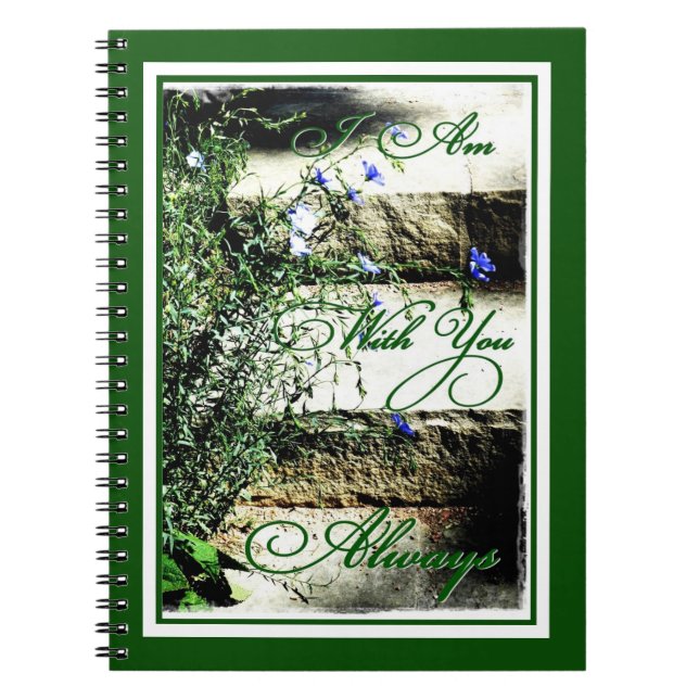 Caderno Espiral Eu Estou Sempre Com Você Notebook (Frente)