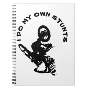 CADERNO ESPIRAL EU FAÇO MINHAS PRÓPRIAS CAÇAS MOTOCROSS BIKE 11