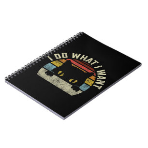 Caderno Espiral Eu Faço O Que Eu Quero Gato